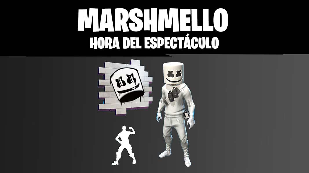 Desafíos &#8220;Hora del espectáculo&#8221; con Marshmello | Fortnite