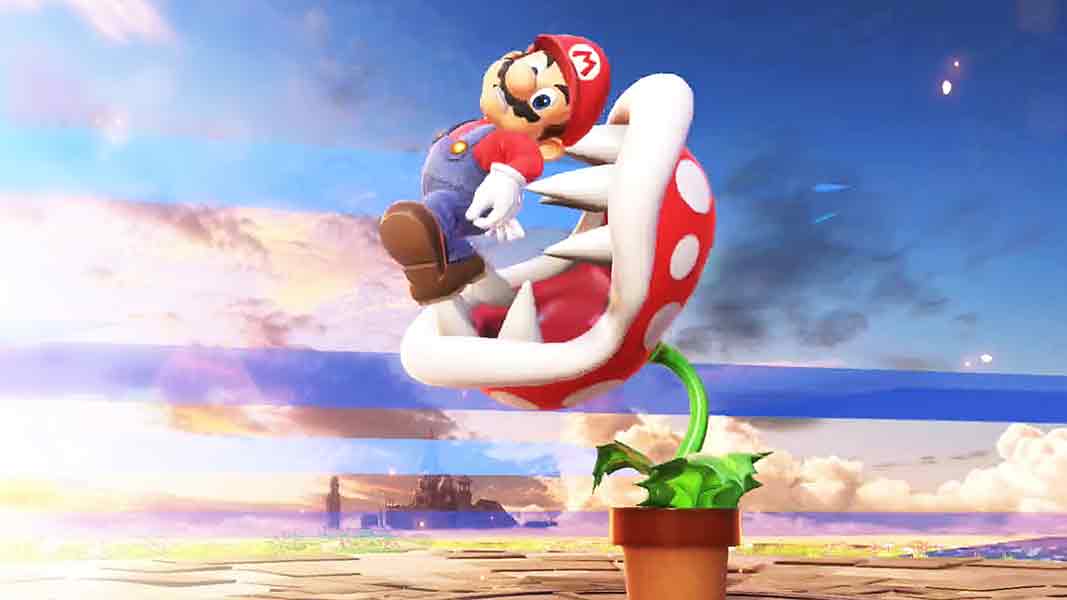 Así es Planta Piraña en Super Smash Bros. Ultimate