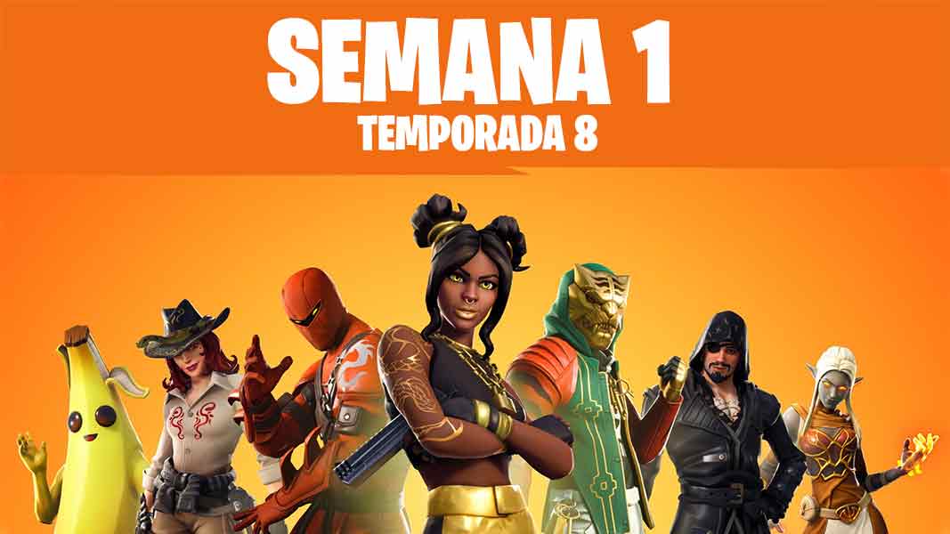 Desafíos semanales Fortnite | Semana 1 Temporada 8