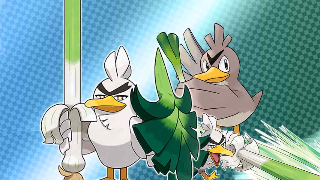 Farfetch&#8217;d evoluciona a Sirfetch&#8217;d en Pokémon Espada y Escudo