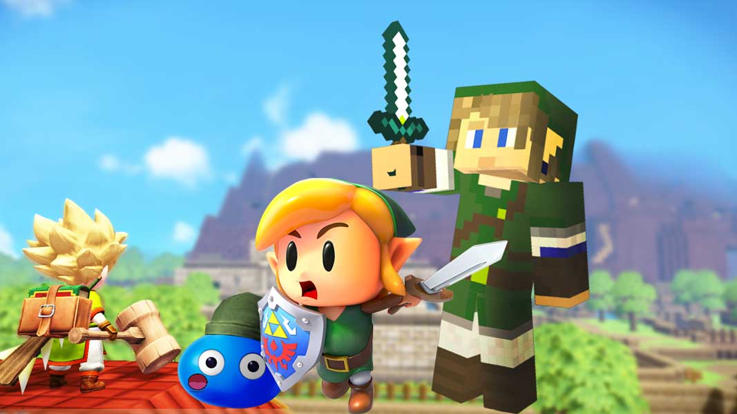 Recrean Zelda: A linkt to the past en Dragon Quest Builders 2