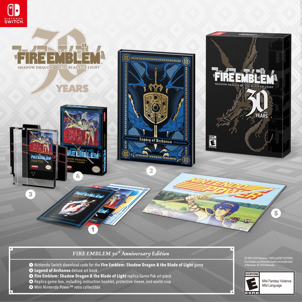 Contenido Edición Limitada Fire Emblem NES para Switch en USA