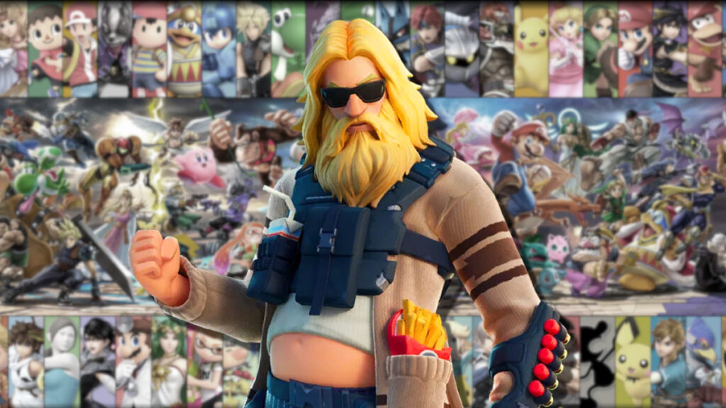 Jonesy Fortnite en Smash Bros