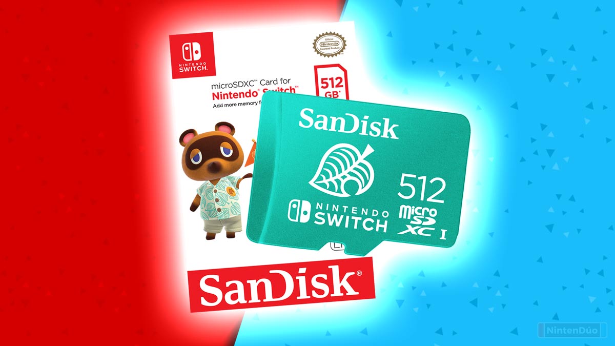 ¡Sorteo de Tarjeta Sandisk 512Gb Animal Crossing para Nintendo Switch!