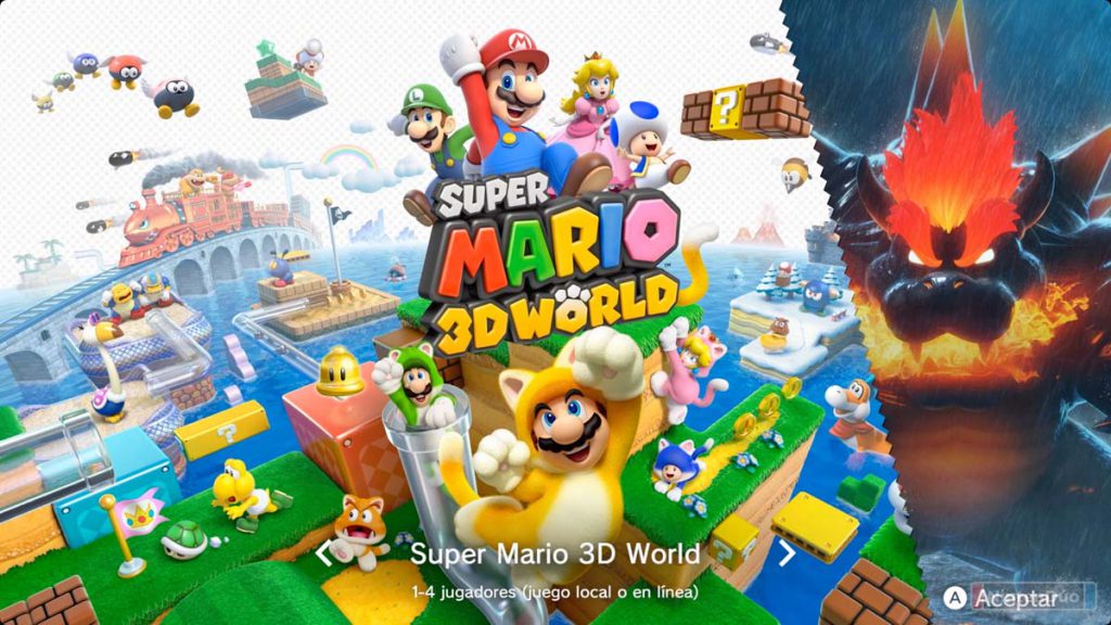 análisis super mario 3d world bowser's fury switch