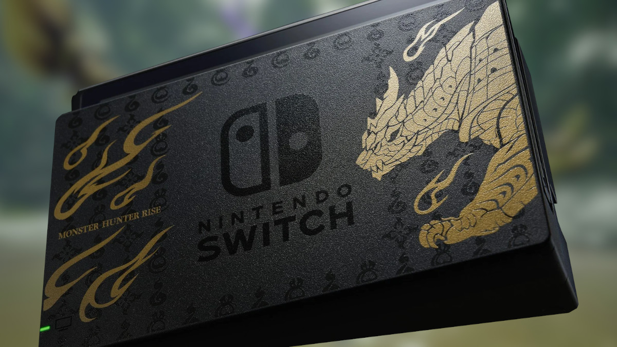 Nintendo lanza una nueva Switch con diseños de Monster Hunter