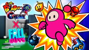 Bomberman crossover Fall Guys