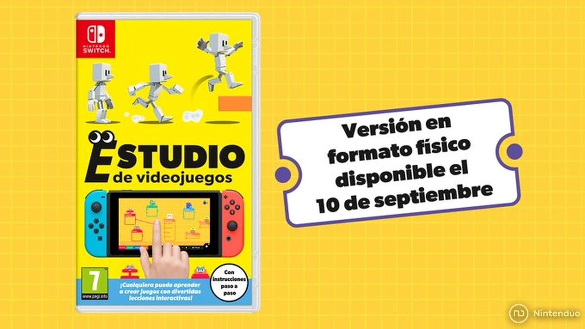 Estudio de Videojuegos se lanza en físico el 10 de septiembre