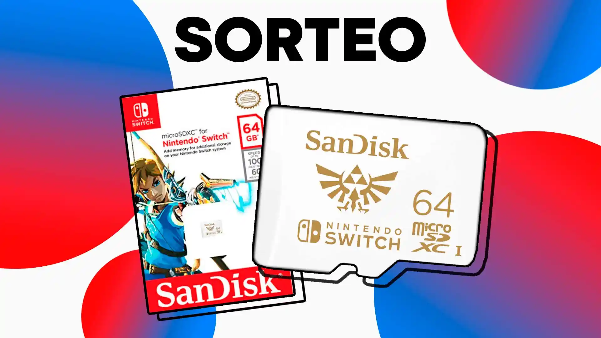 ¡Sorteo de MicroSD 64Gb de Zelda para Nintendo Switch!