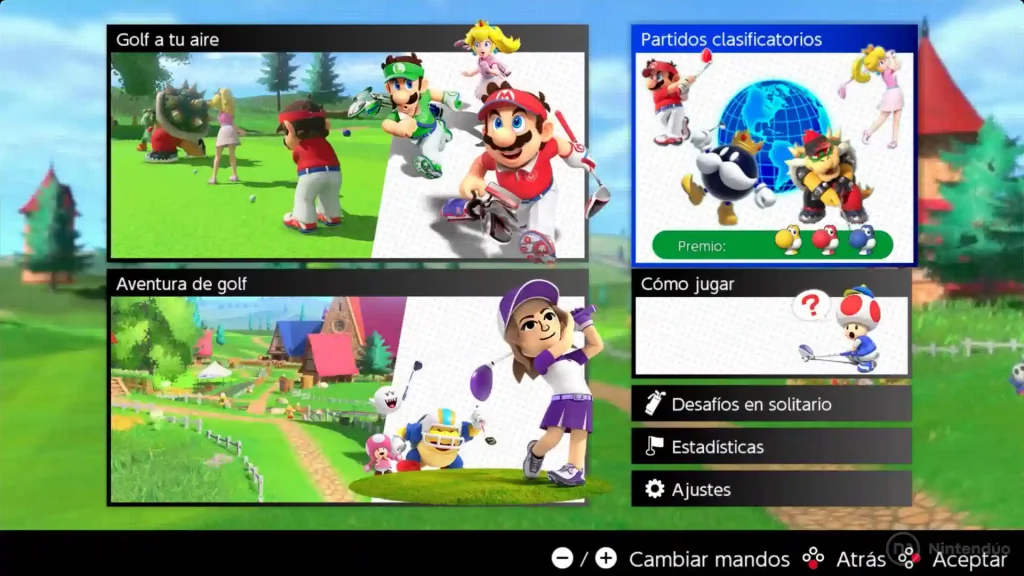 Actualización de Mario Golf Super Rush