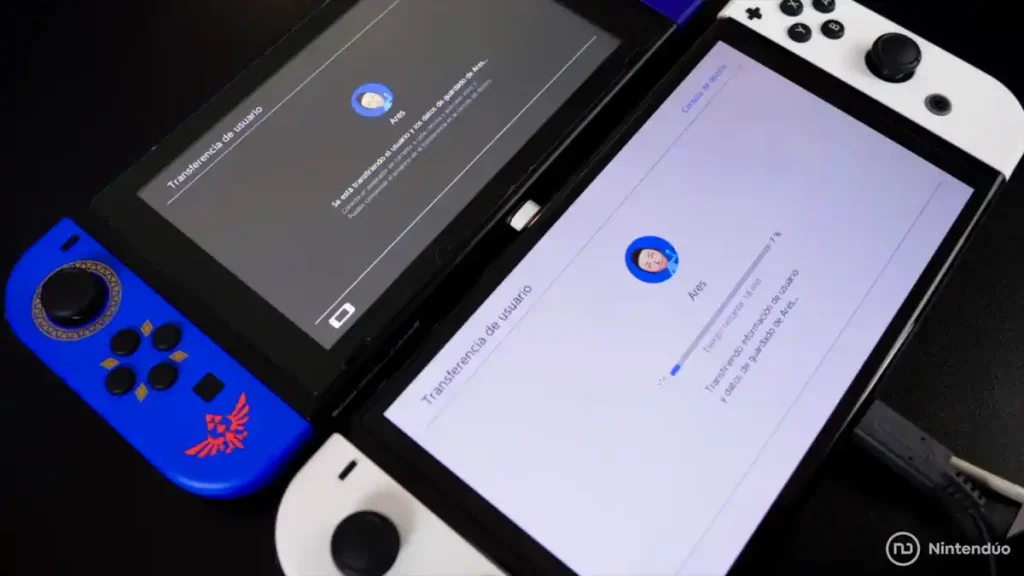 Pasar y Transferir tus datos de una Nintendo Switch a otra nueva