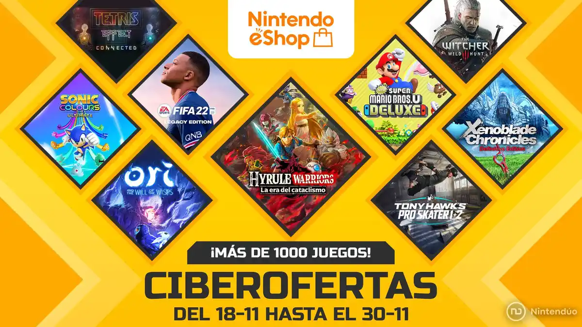 Nintendo inicia sus ofertas del Black Friday en la eShop