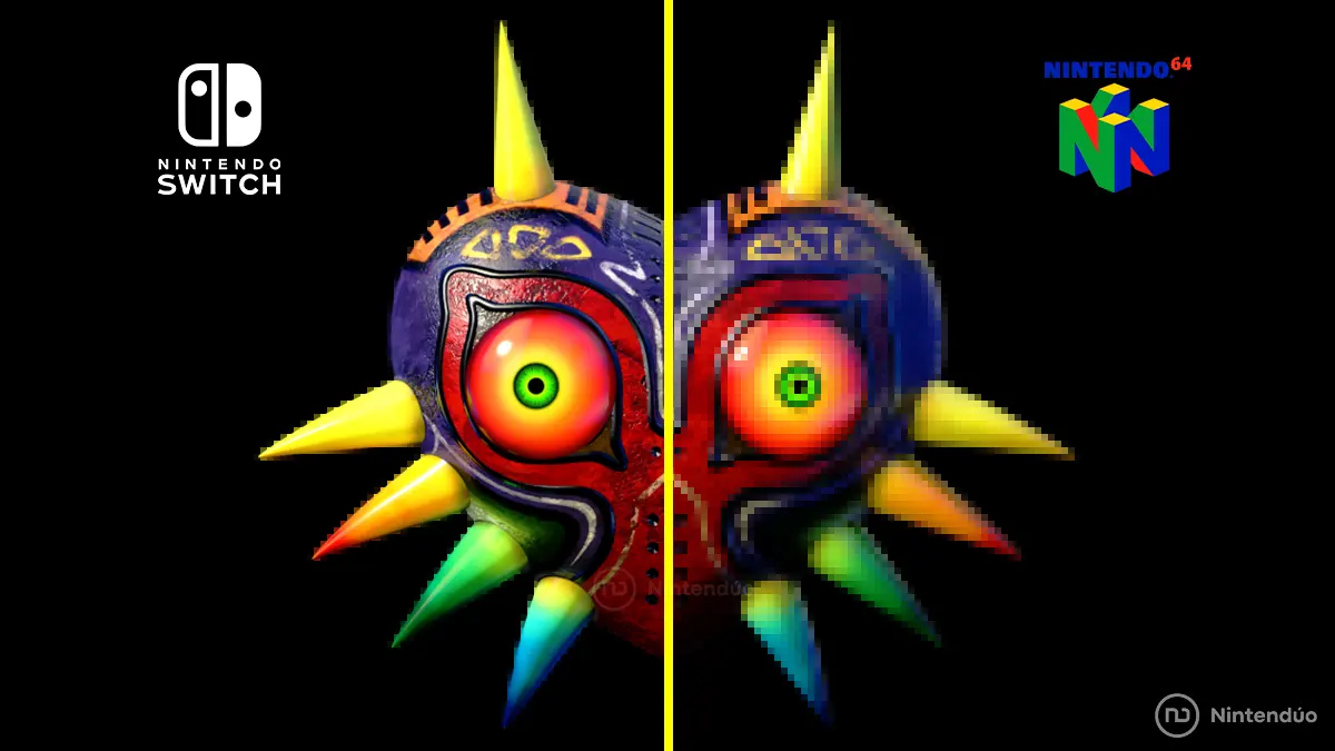 Comparativa HD de Zelda: Majora&#8217;s Mask en Nintendo Switch y N64