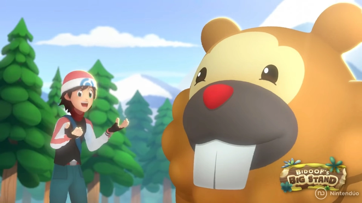 Nuevo vídeo oficial Pokémon de 10 horas sobre Bidoof