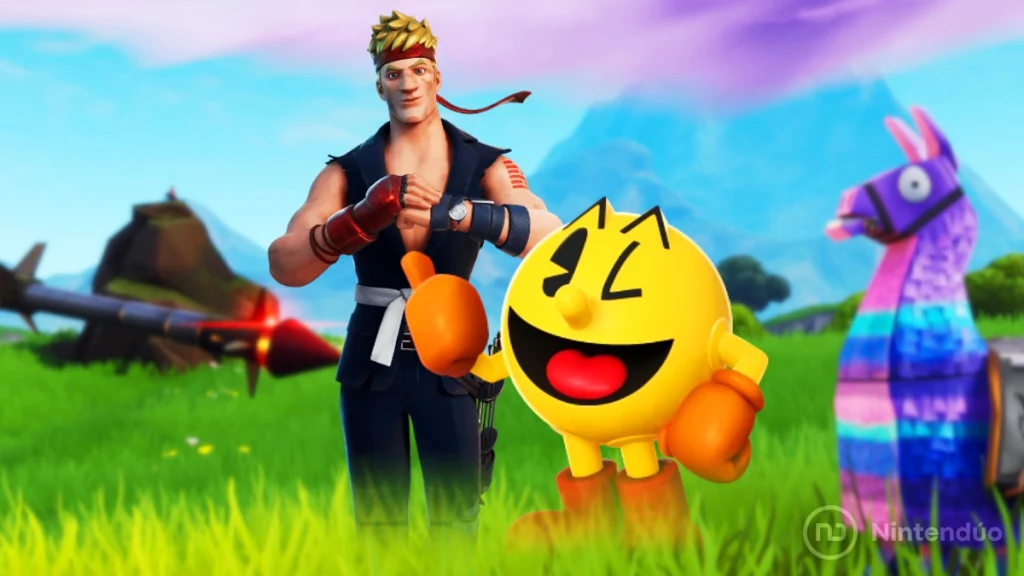 Fortnite y Pac-man Colaboracion