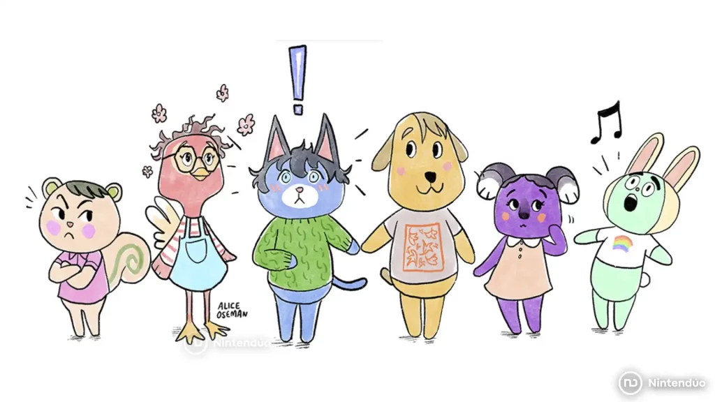 Personajes de Heartstopper animal crossing charlie nick