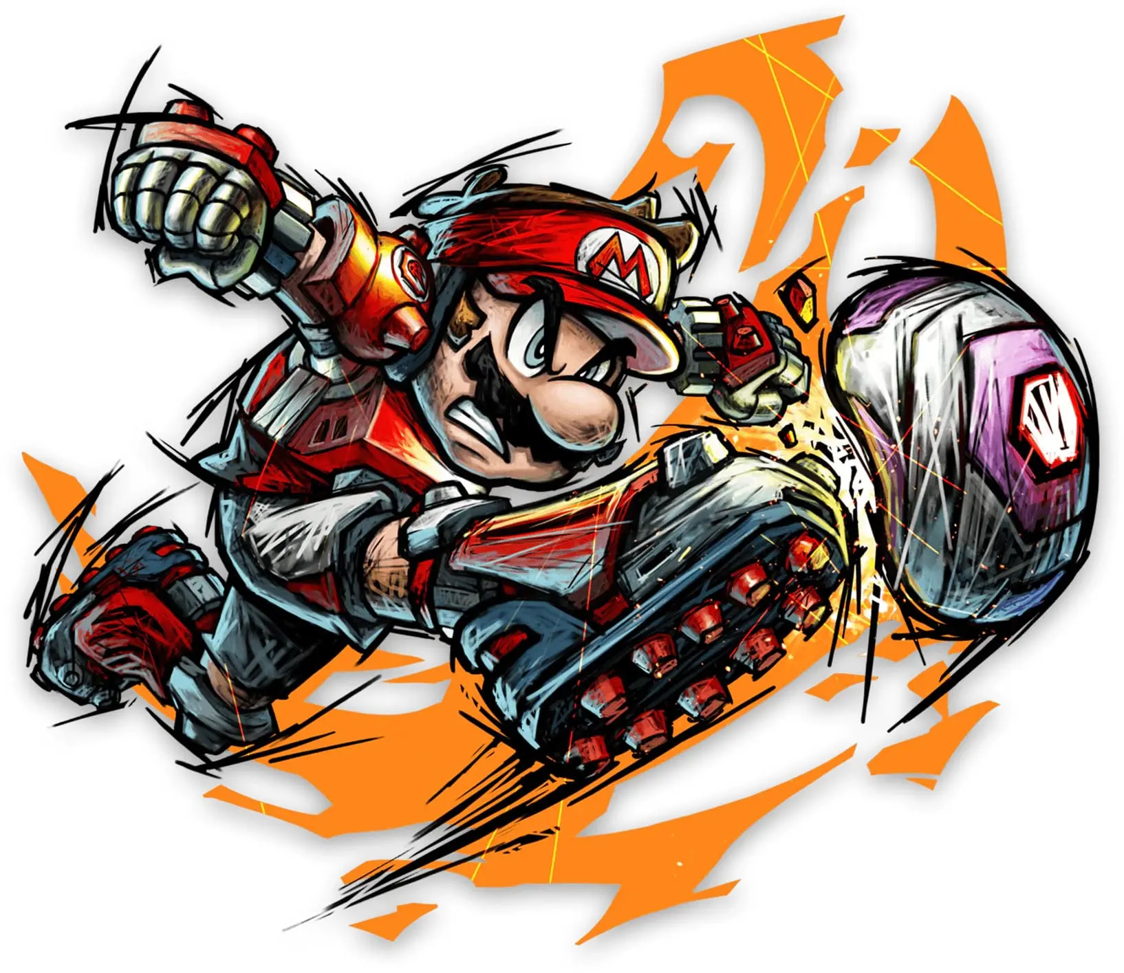 artes personajes Mario Strikers