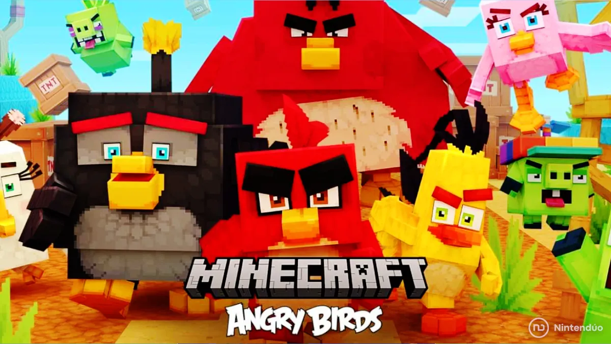 Minecraft recibe un DLC de Angry Birds con nuevos modos de juego