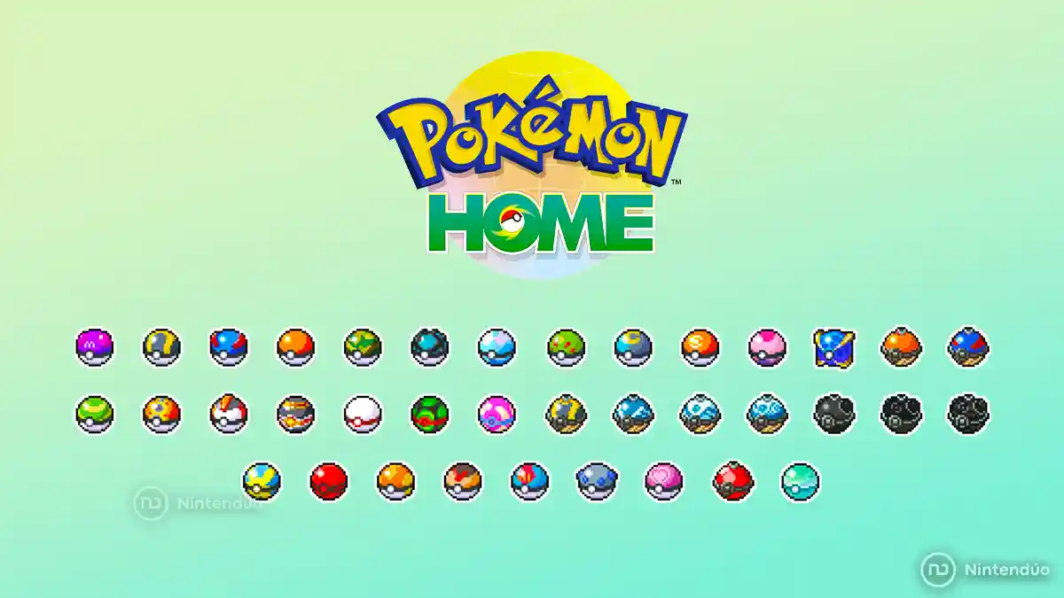 Todas las Poké Ball que existen en Pokémon HOME