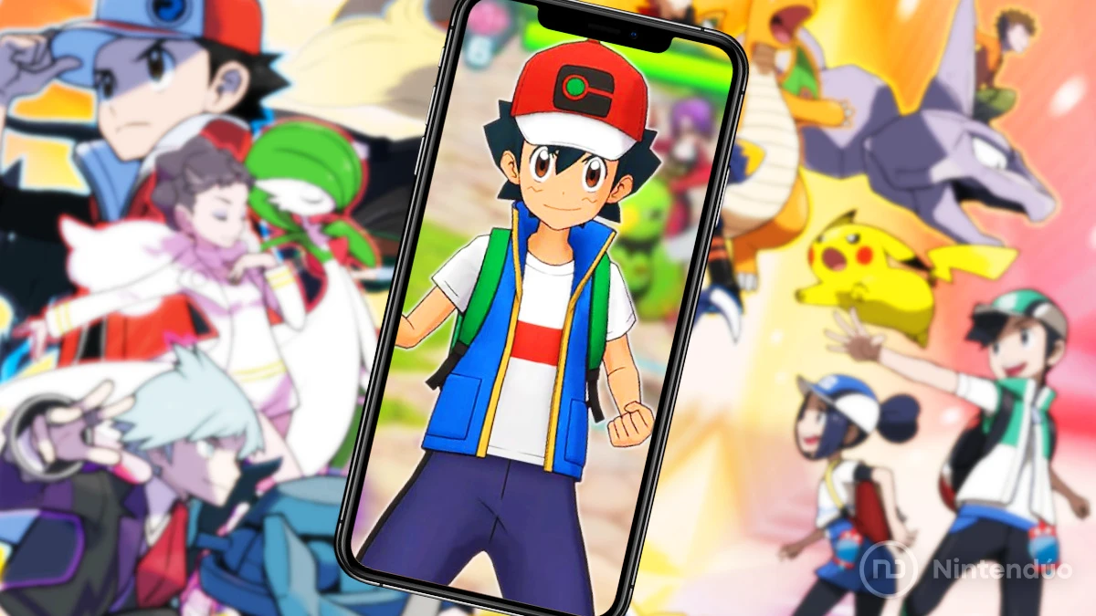 Ash Ketchum se cuela en un juego de Pokémon para móviles