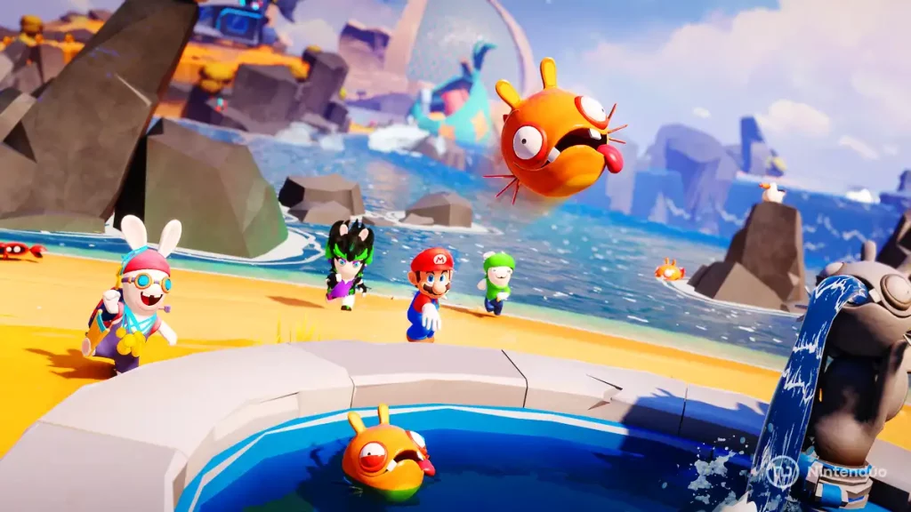 impresiones mario rabbids sparks hope