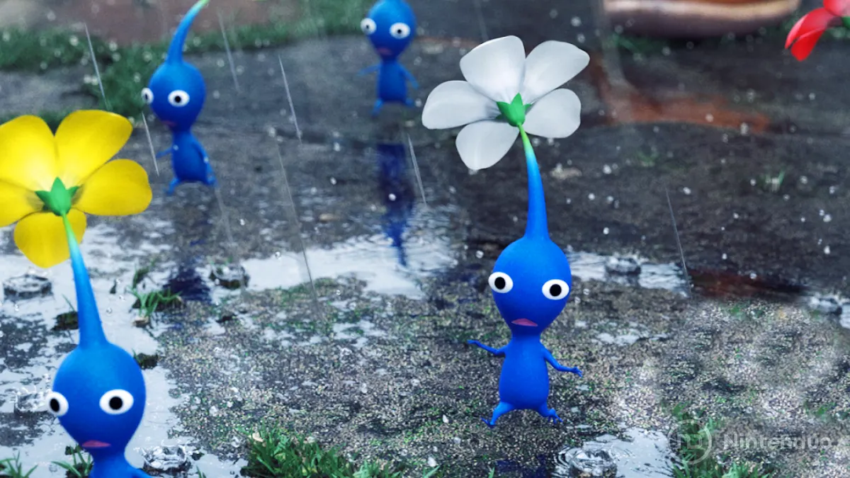 La lluvia en Pikmin Bloom ahora trae un nuevo tipo de Pikmin