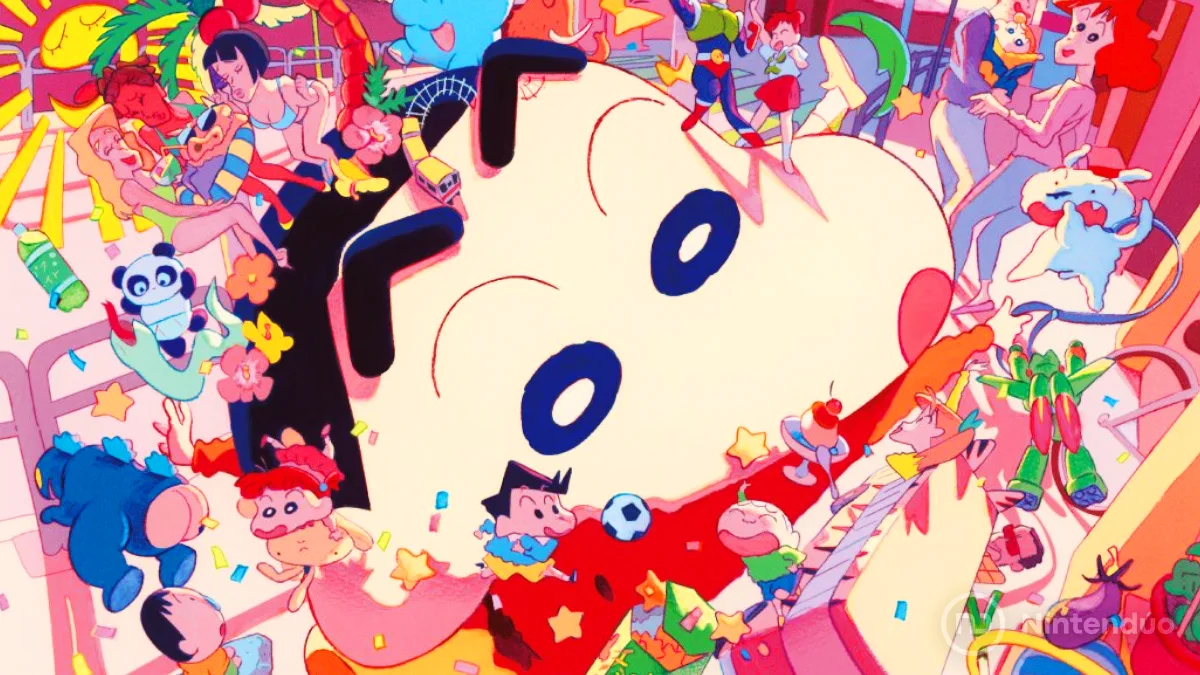 Shin Chan caldea el ambiente del Nintendo Direct Mini