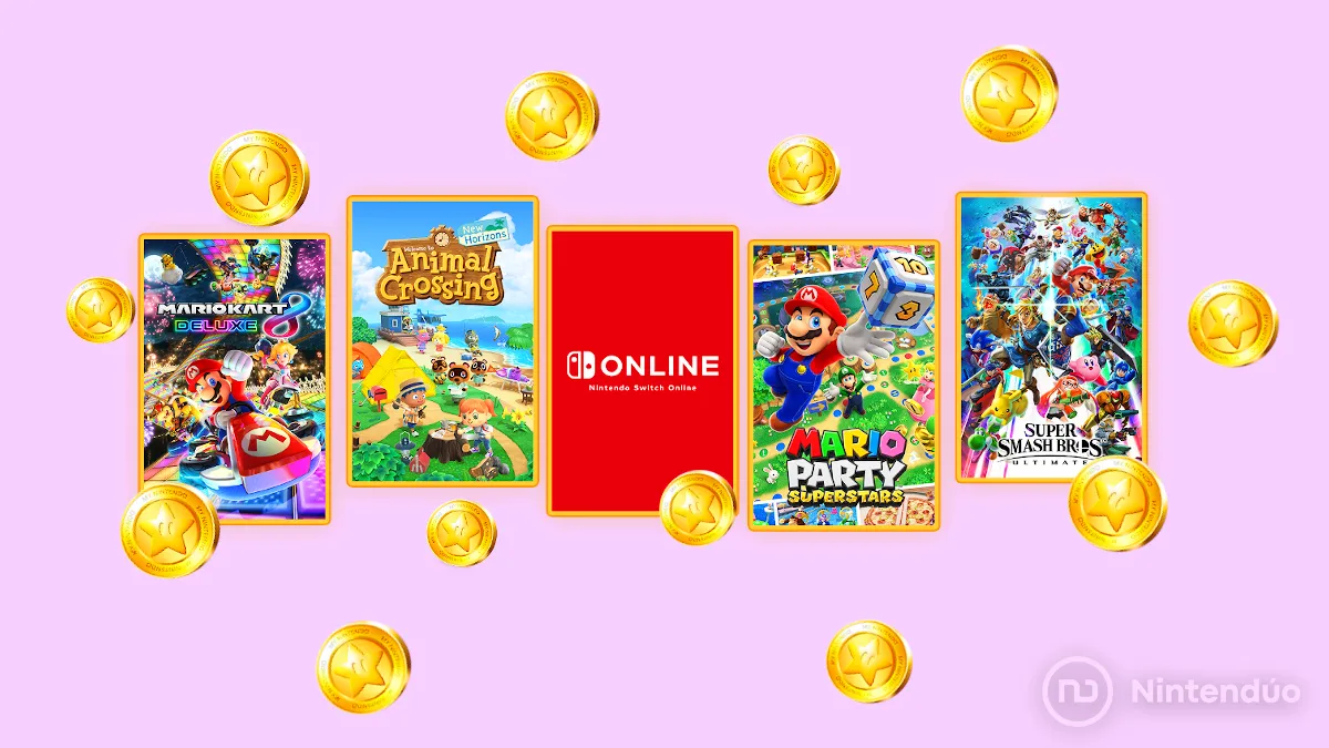 Aluvión de Puntos de Oro: 10% de regalo en juegos de Switch