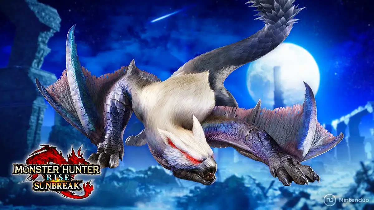 Nargacuga Lunar estrena vídeo en Monster Hunter Sunbreak