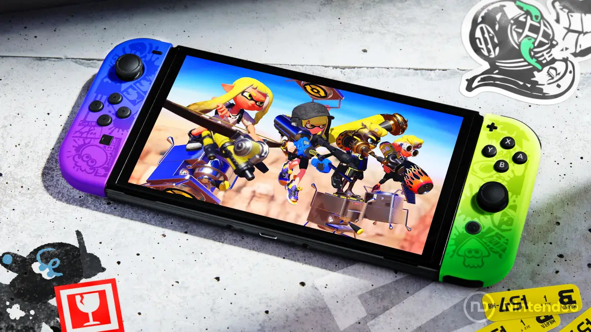 Anunciada Nintendo Switch OLED edición especial de Splatoon 3