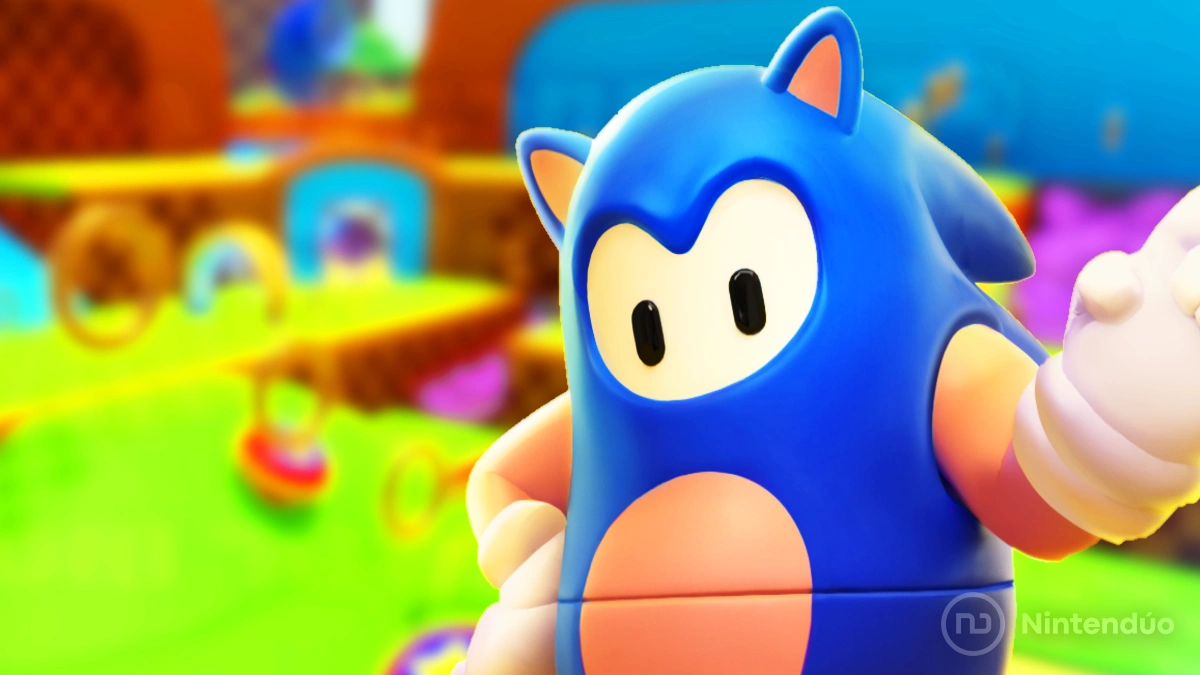 Fall Guys muestra su nivel de Sonic en vídeo: Bean Hill Zone