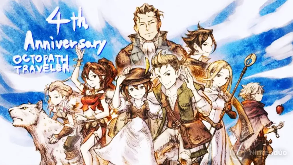 Octopath Traveler 4 Aniversario