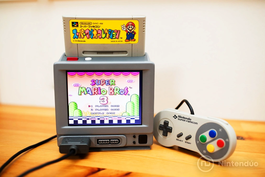 Esta Super Nintendo portátil con TV incluida es el sueño de todo jugón