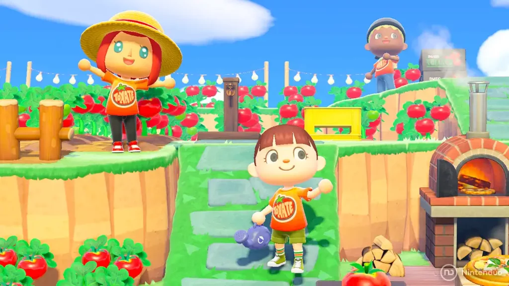 Tomatina, el evento español de Animal Crossing