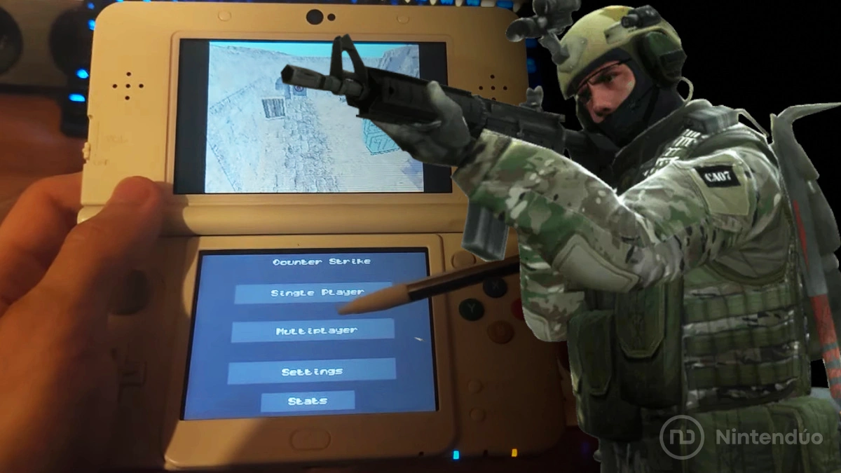 Counter-Strike ya funciona en Nintendo DS, y con juego cruzado