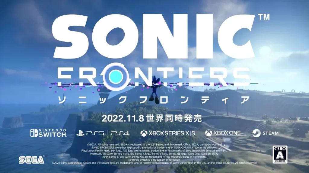 fecha lanzamiento sonic frontiers en Nintendo Switch