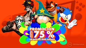 Ofertas 75% Nintendo eShop 1000 juegos