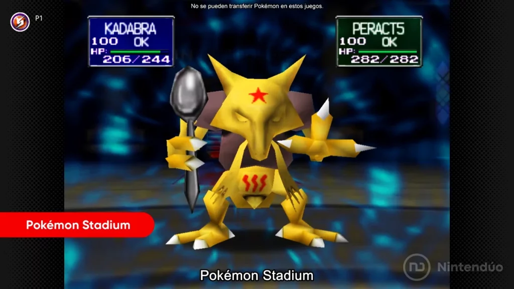 Problema Pokémon Stadium Nintendo Switch