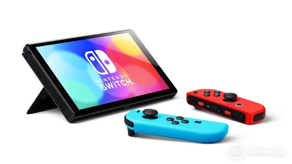 Nintendo Switch OLED Azul Rojo Neon