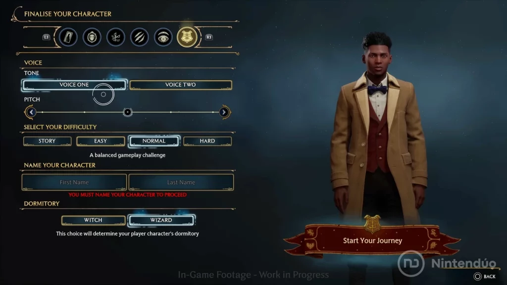 Hogwarts Legacy Editor Personaje