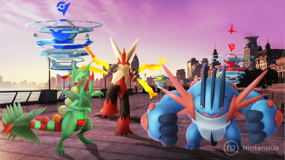 Pokémon GO: Megaevoluciones de Blaziken, Sceptile y Swampert