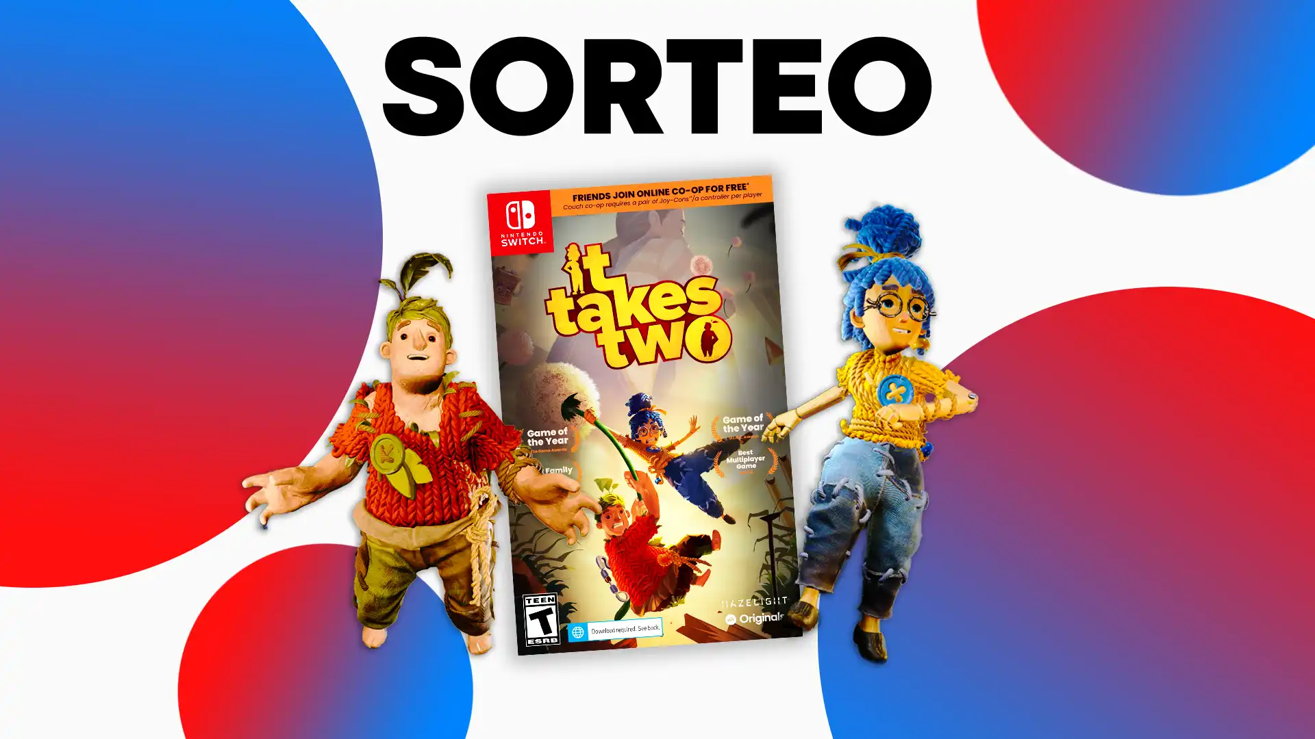 ¡Sorteo de un It Takes Two para Nintendo Switch!