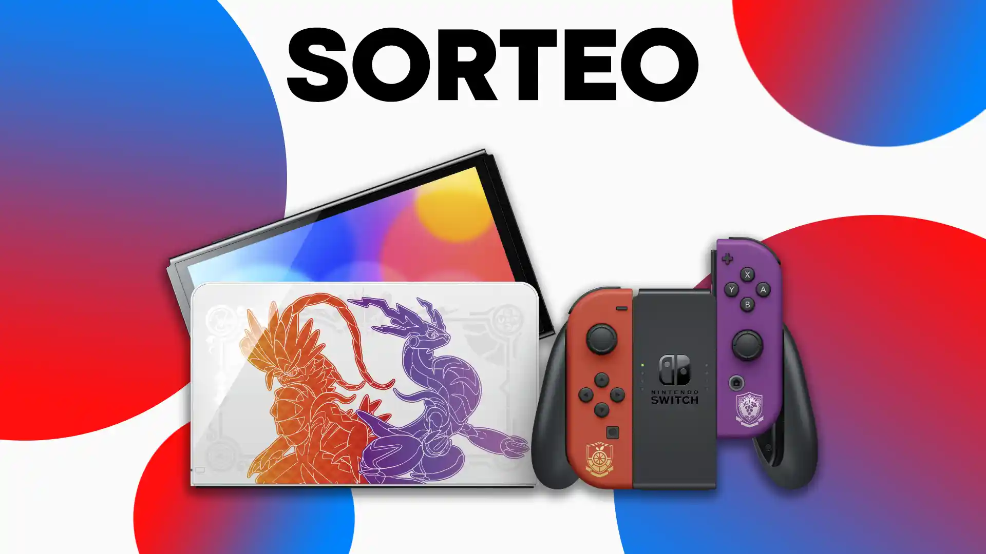 ¡Sorteo de una Switch OLED de Pokémon Escarlata y Púrpura!