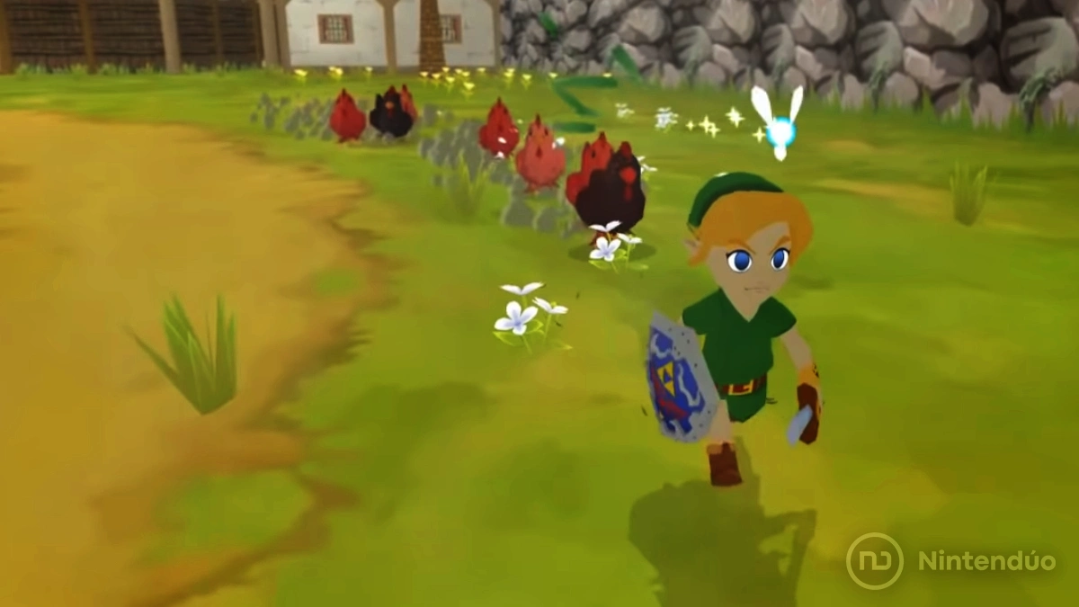 Un remake de Zelda Ocarina of Time al estilo Wind Waker sería así de bonito