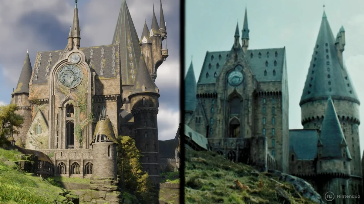 Mágica comparativa de Hogwarts Legacy vs películas de Harry Potter