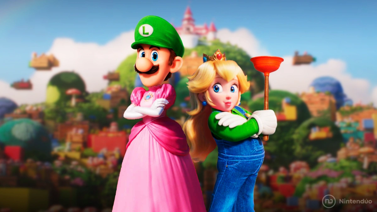 Super Mario Bros La Película cambia a Peach por Luigi